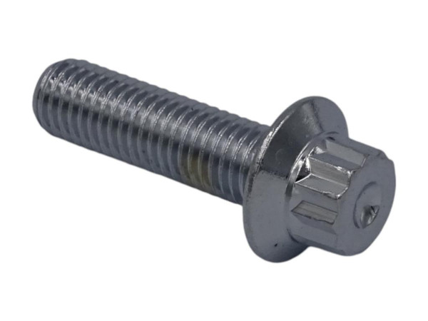 Felgenschraube M7x24 12 Kant 14mm Edelstahl verchromt