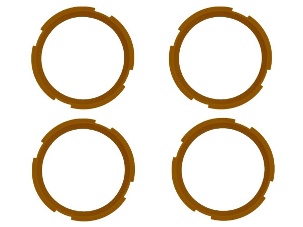 4er Set BBS Nabenzentrierring NB 66,5 65251011.4 narzissengelb Unlimited